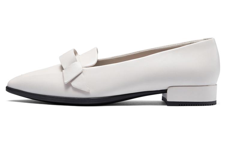 Ecco Body Shaping 20 Pointed Toe Collection Casual Single Shoes Women's Beige