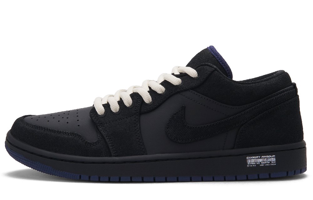 Jordan Air Jordan 1 'Cyber' Abrasion Resistant Low Top Vintage Basketball Shoes Men's Black
