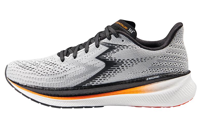 361° Slip Resistant, Abrasion Resistant, Lightweight Low Top Running Shoes Men's Gray Black