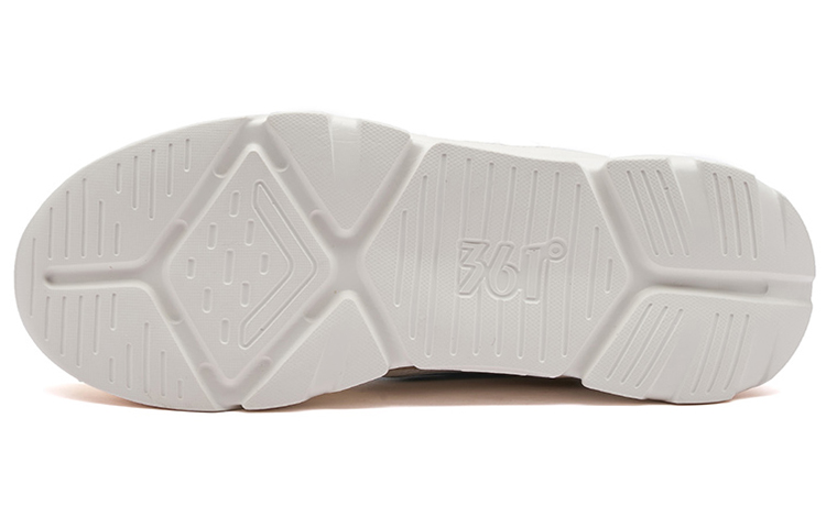 361° Low Top Running Shoes Men's White Black