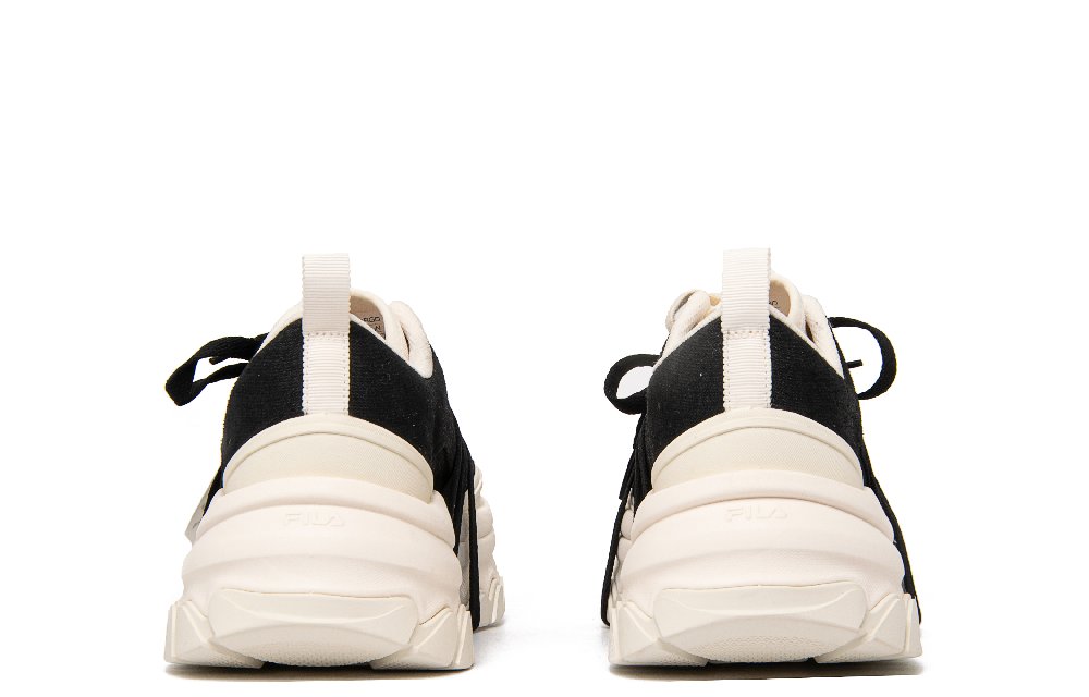 FILA Lava Overture In The Clouds Anti Slip Wear Resistant Low Top Casual Shoes Women's Black White