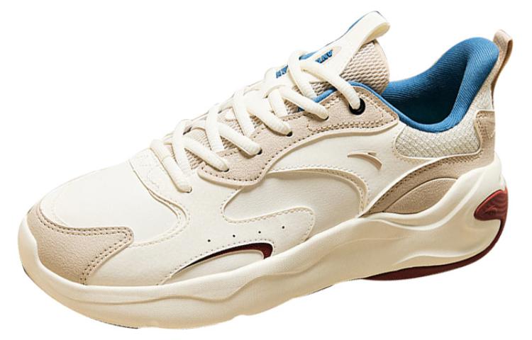 Anta Gravitation Cushioning, Abrasion Resistant, Height Increasing Low Top Chunky Sneakers Men's White