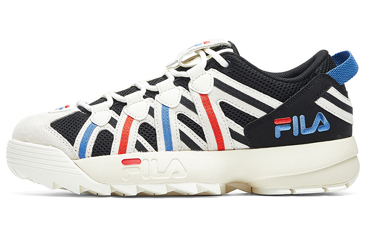 FILA FUSION Spaghetti Vintage Basketball Shoes Women's Low Top Micro White/Black