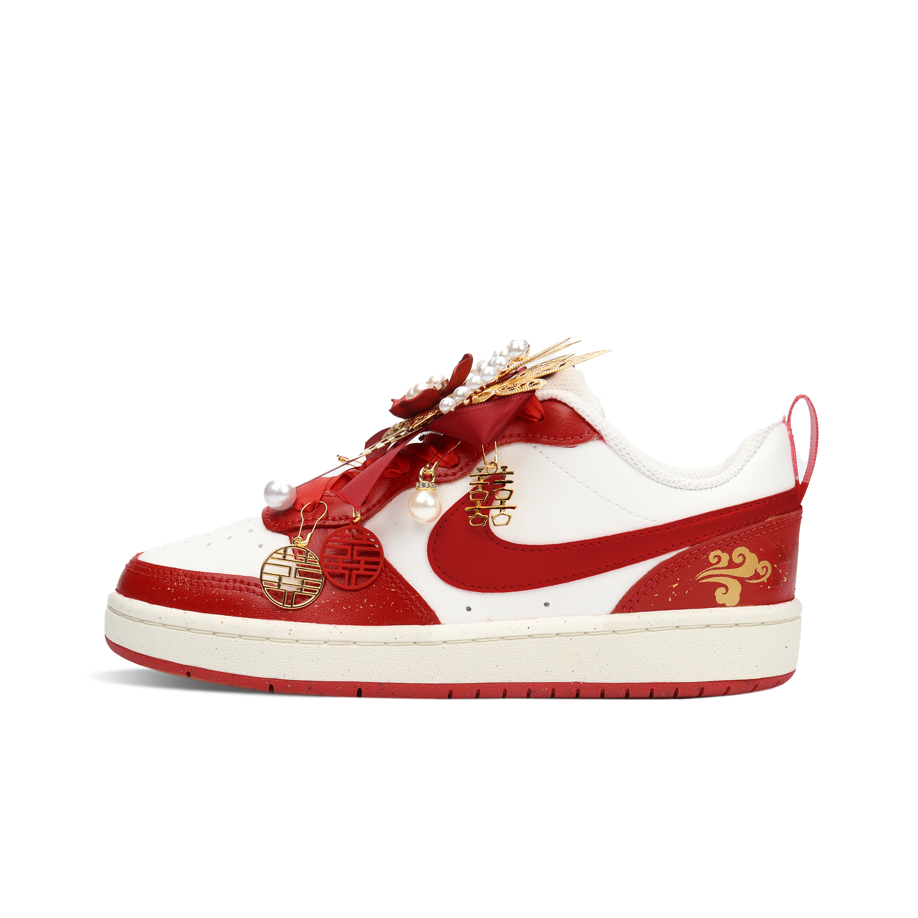 Nike Court Borough GS Blissful Union Abrasion Resistant Low top Skateboard Shoes Women's Red купить в интернет-магазине Yoocart с быстрой доставкой по России.