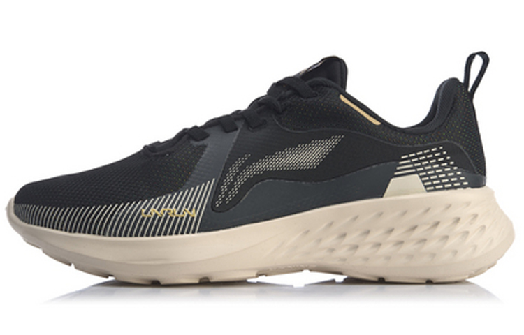 LiNing SOFT ELEMENT Element Anti-Slip Wear-Resistant Low-Top Casual Shoes Women's Black