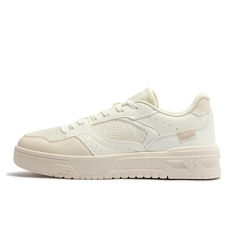 361° Slip Resistant Breathable Low Top Skateboard Shoes Women's Beige
