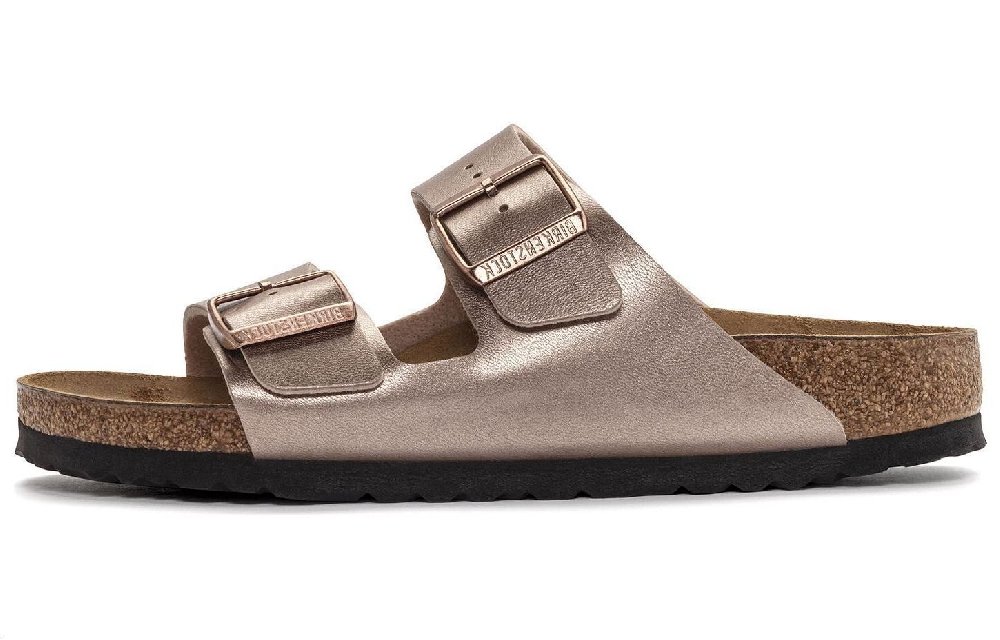 Birkenstock Arizona Birko Flor Narrow Fit Sandals 'Copper' Women's