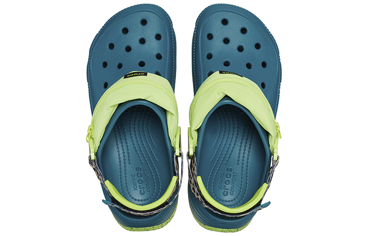 Crocs Hiker Xscape Animal Print Clog 'Teal Green' купить в интернет-магазине Yoocart с быстрой доставкой по России.