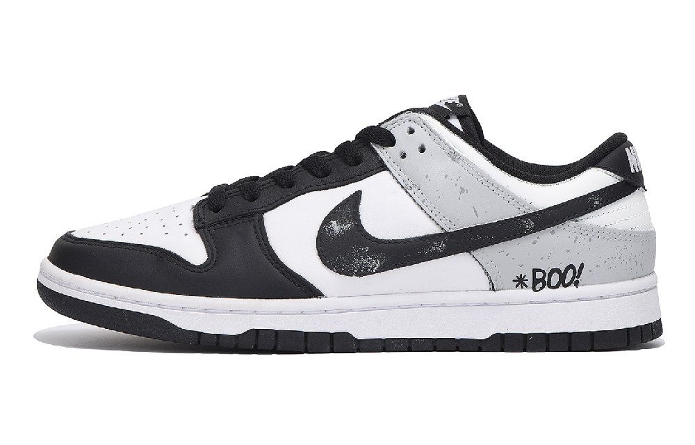Nike Dunk Coverage Slip Resistant And Abrasion Resistant Low Top Skateboard Shoes Unisex Black