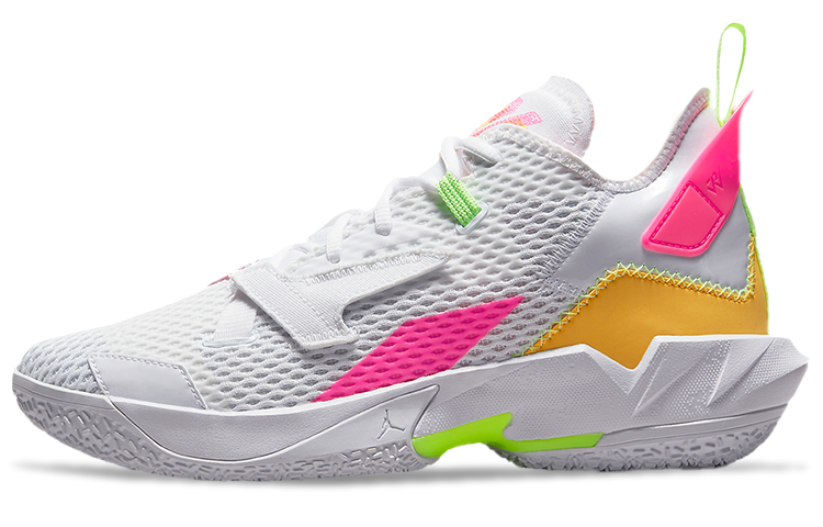 Air Jordan Why Not Zer0.4 'White Citron Pulse Hyper Pink'