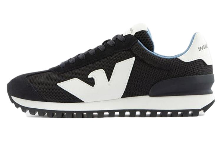 EMPORIO ARMANI Logo-patch Panelled Sneakers