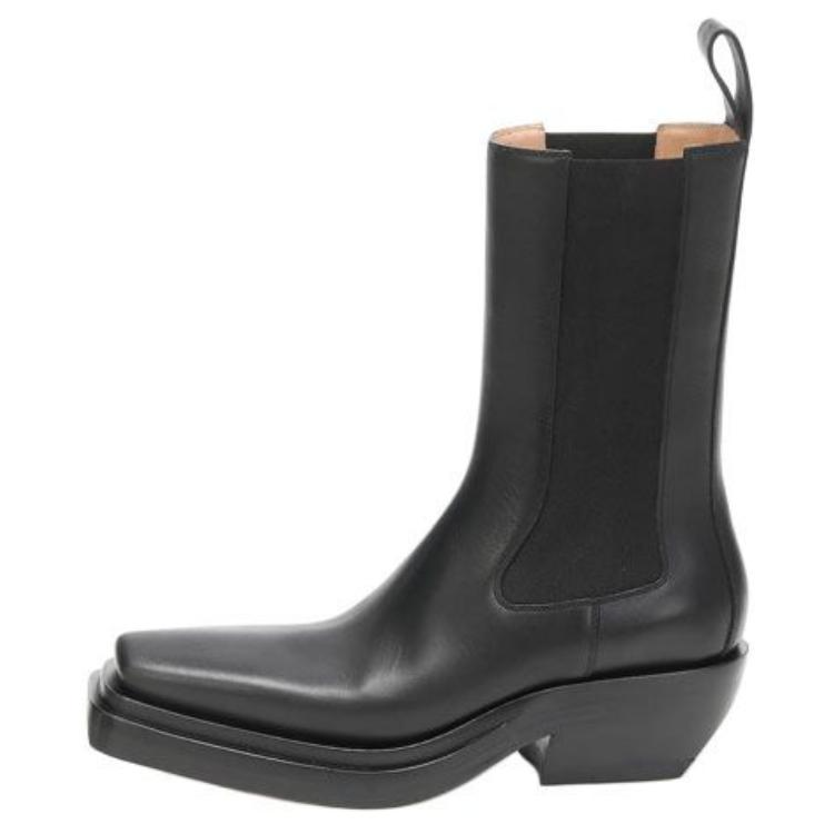 Bottega Veneta Short Chelsea Boots Women's Black
