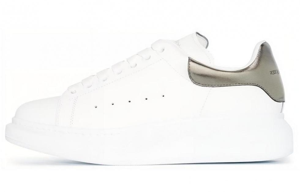 Alexander McQueen Oversized White Metallic Women's
