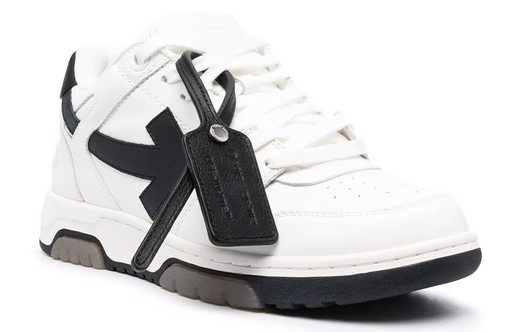 OFF WHITE Out Of Office Low Top Sneakers 'White Black'
