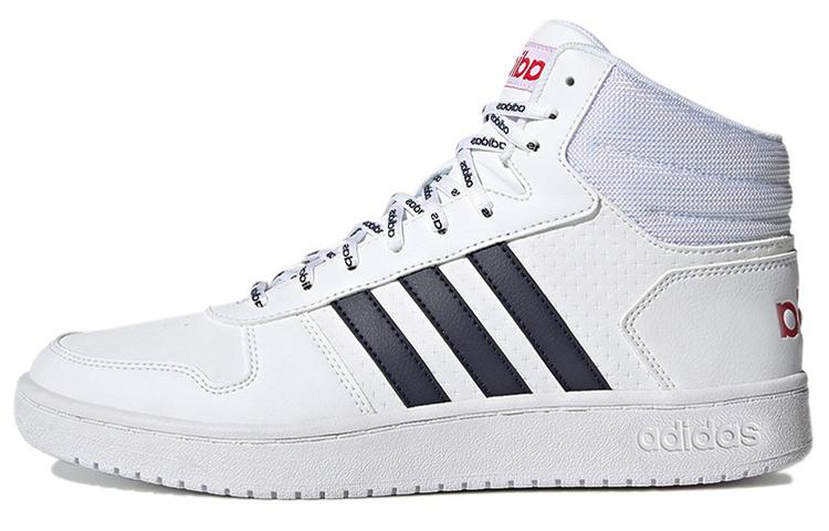 Adidas Hoops 2.0 Mid White Legend Ink