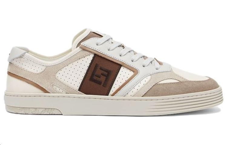 FENDI Ff Logo Embroidered Low-Top Sneakers