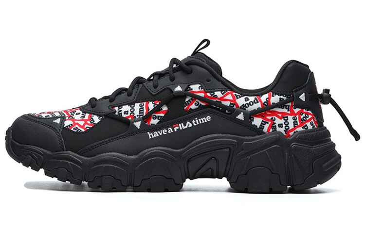 FILA Cat Claw Chunky Sneakers Women's Low-Top Black