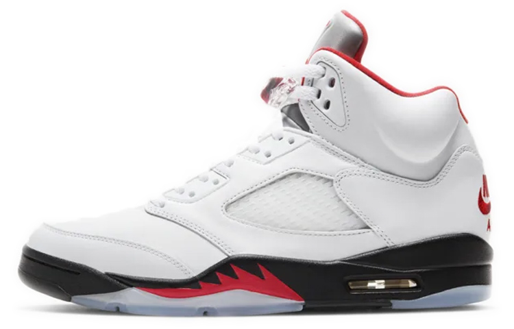 JORDAN 5 Retro Fire Red Silver Tongue 2020
