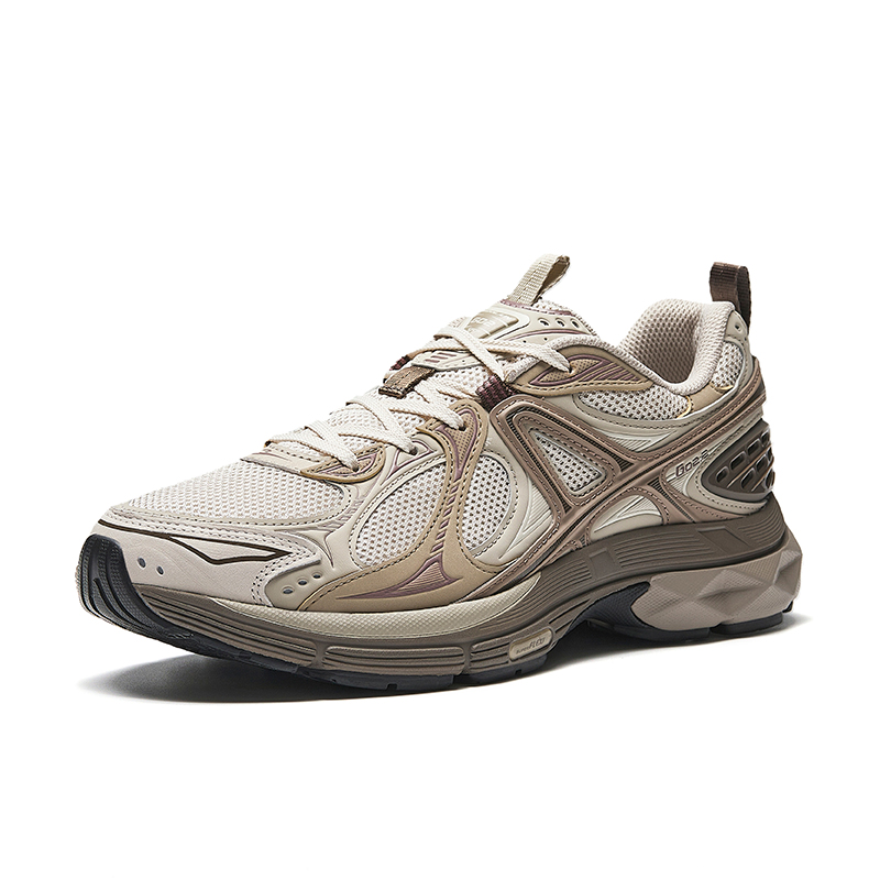 Anta Abrasion Resistant Breathable Low Top Chunky Sneakers Women's Beige Brown купить в интернет-магазине Yoocart с быстрой доставкой по России.