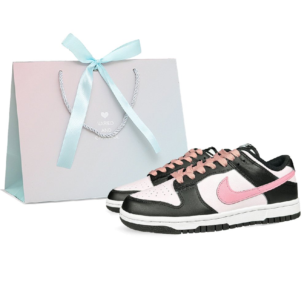 Nike Dunk Abrasion Resistant Low Top Skateboard Shoes Women's Pink