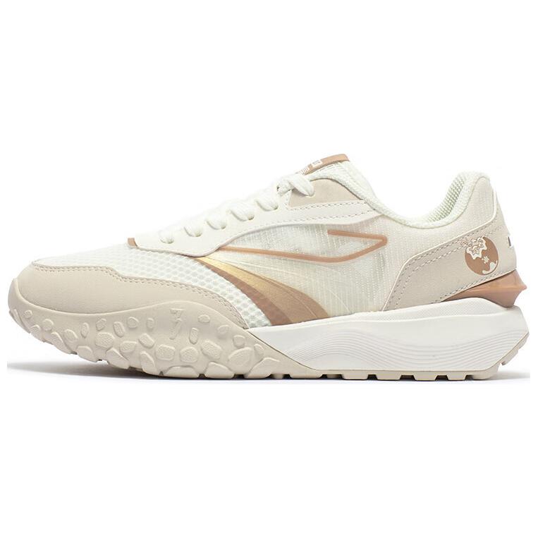 361° Cushioning Wear-Resistant Low-Top Casual Shoes Women's Ecru