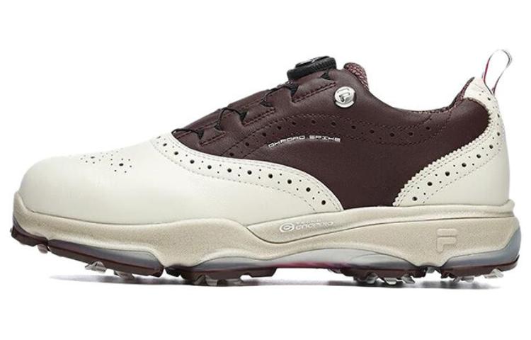 FILA Golf Oxford Spike Sneakers 'White Brown'