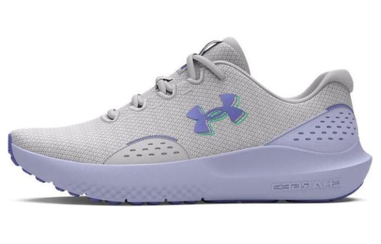 Under Armour Surge 4 Cushioning, Wear Resistant Low top Running Shoes Women's Gray Purple