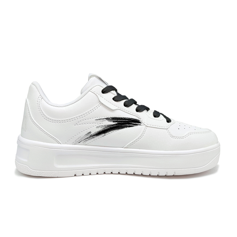 Anta Relaxed Wear resistant And Lightweight Low Top Skateboard Shoes Unisex White Black купить в интернет-магазине Yoocart с быстрой доставкой по России.