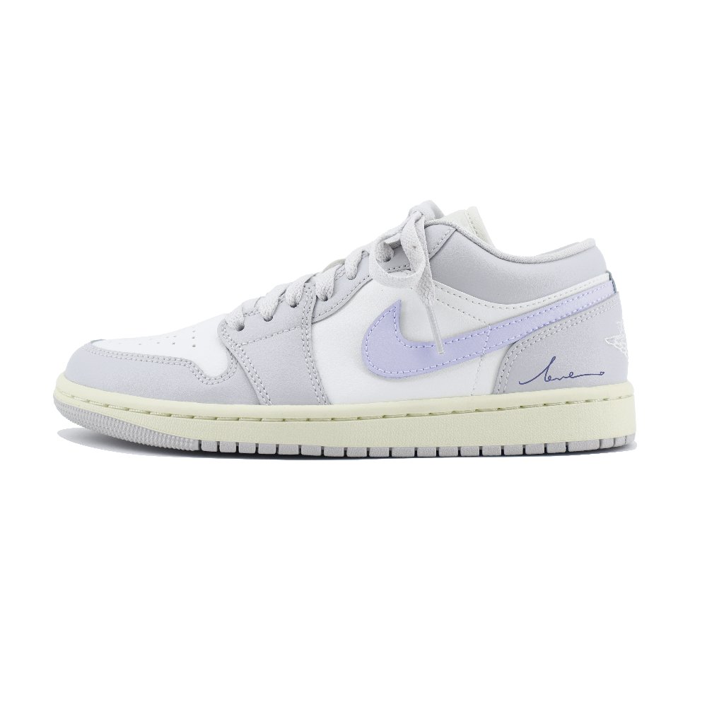 Jordan Air Jordan 1 Low Top Vintage Basketball Shoes Unisex Gray