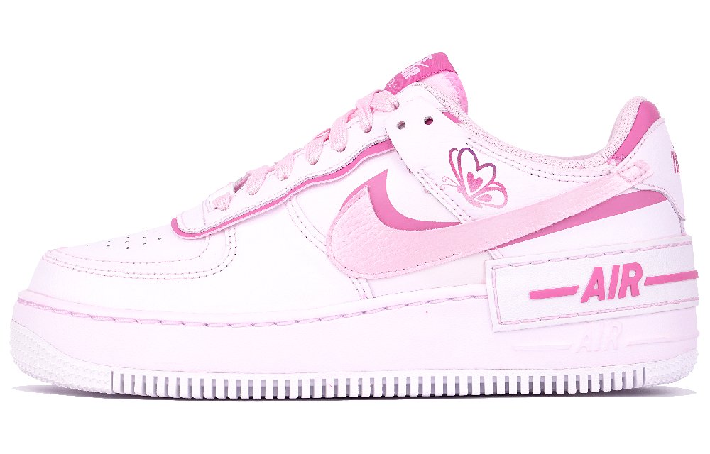 Nike Air Force 1 Low Low Shadow Low-Top Skateboard Shoes Women's Pink White