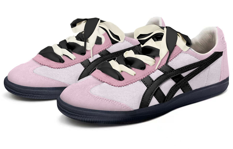 Onitsuka Tiger Tokuten Low-Top Skateboard Shoes Unisex Pink Black
