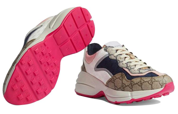 GUCCI Women's Gg Rhyton 'Beige White Pink' Women's купить в интернет-магазине Yoocart с быстрой доставкой по России.