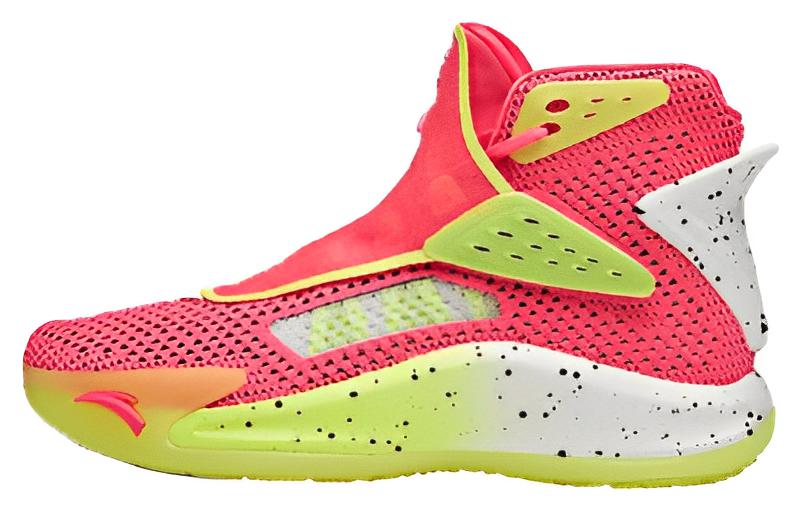 Anta KT5 Thompson Anti Slip Wear Resistant High Top Basketball Shoes Men's Pink
