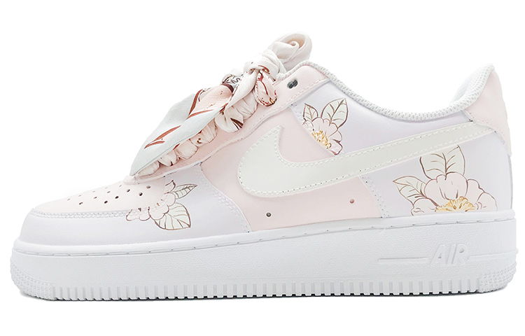 Nike Air Force 1 Slip Resistant Low top Skateboard Shoes Men's White Pink Special Shoe Box купить в интернет-магазине Yoocart с быстрой доставкой по России.