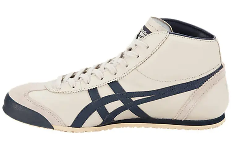 Onitsuka Tiger Mexico Mid Runner 'Creamwhite Dark Blue' купить в интернет-магазине Yoocart с быстрой доставкой по России.