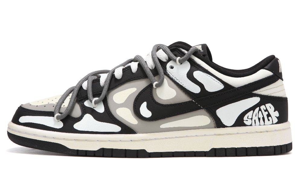 Nike Dunk 'Panda' Low-Top Skateboard Shoes Men's Black White Gray