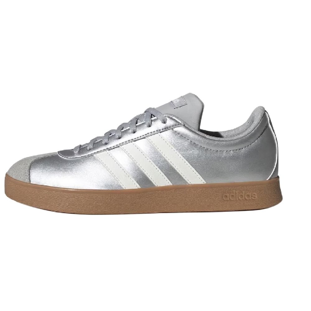Adidas Abrasion Resistant Low Top Skateboard Shoes Women's Silver Gray White