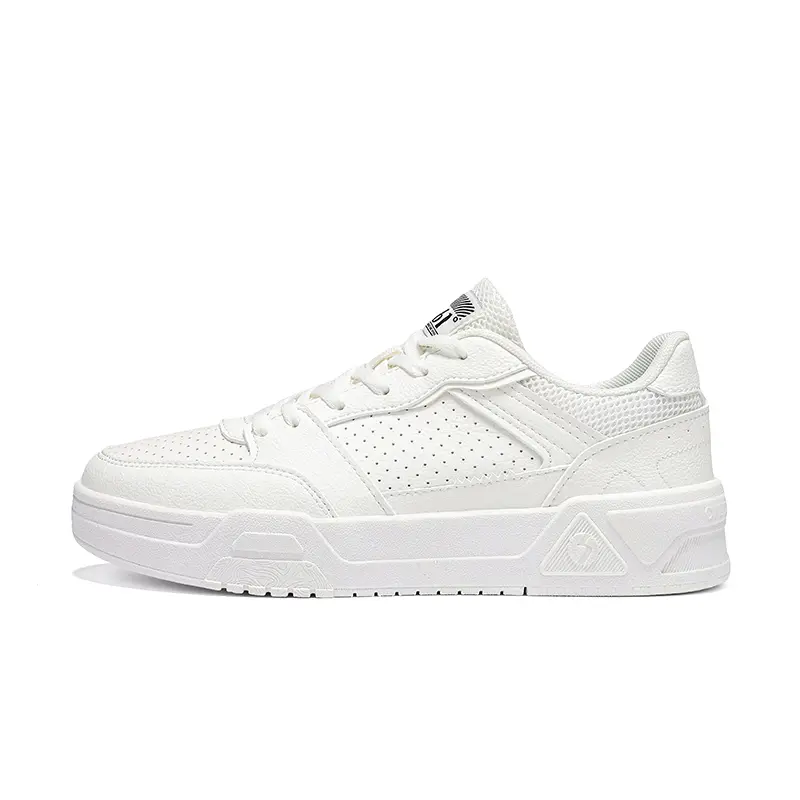 361° Slip Resistant Lightweight Breathable Low Top Skateboard Shoes Women's Feather White