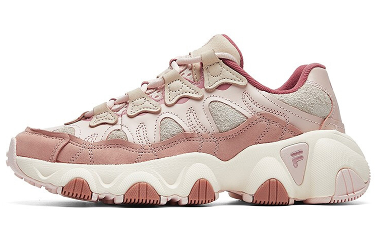 FILA FUSION Jagger Casual Shoes Women's Low Top Peach Pink/Vintage Rose