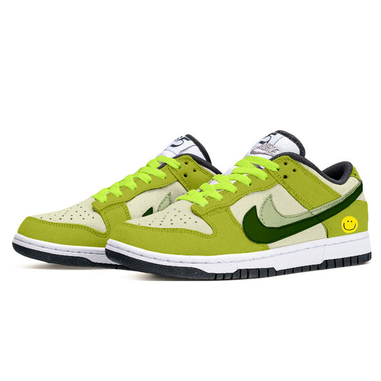 Nike Dunk Low Top Skateboard Shoes Women's Beige Green купить в интернет-магазине Yoocart с быстрой доставкой по России.