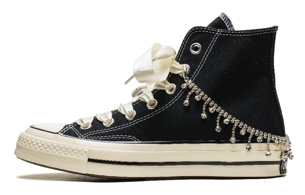 Converse 1970s Wear-Resistant High-Top Canvas Shoes Unisex Black White