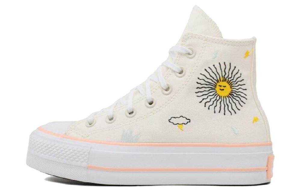 Chuck Taylor All Star Women's Converse Lift Platform High 'Floral Embroidery' Women's