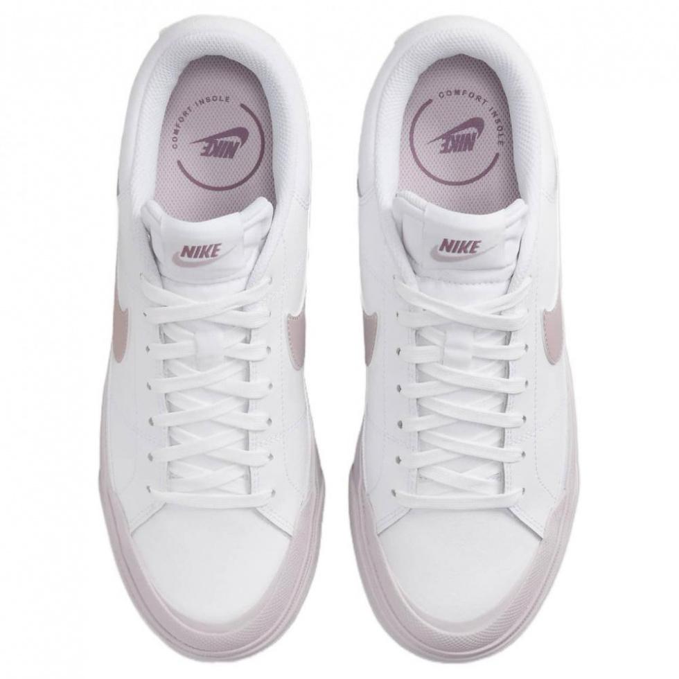 Nike Court Legacy Lift White Smokey Mauve Women's купить в интернет-магазине Yoocart с быстрой доставкой по России.