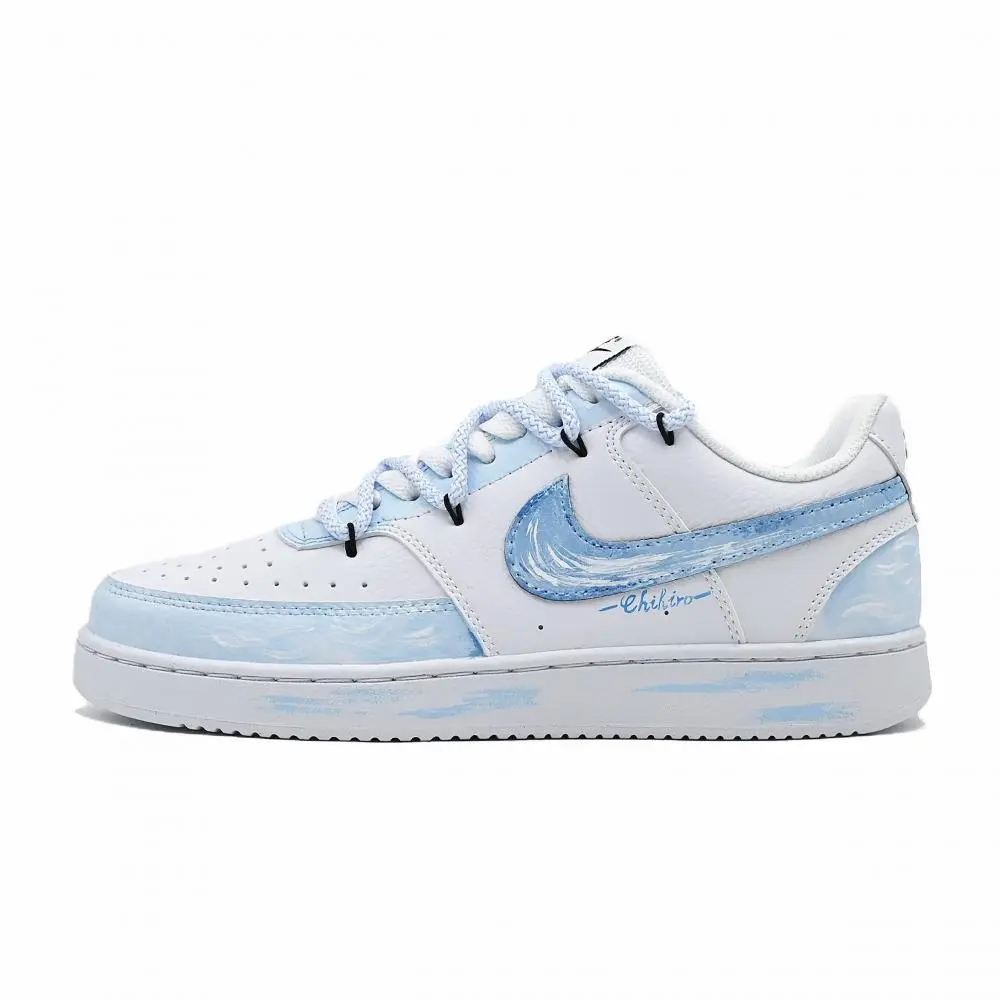 Nike Court Victory Sui Xin Ocean Abrasion Resistant Slip Resistant Low top Skateboard Shoes Men's Blue White