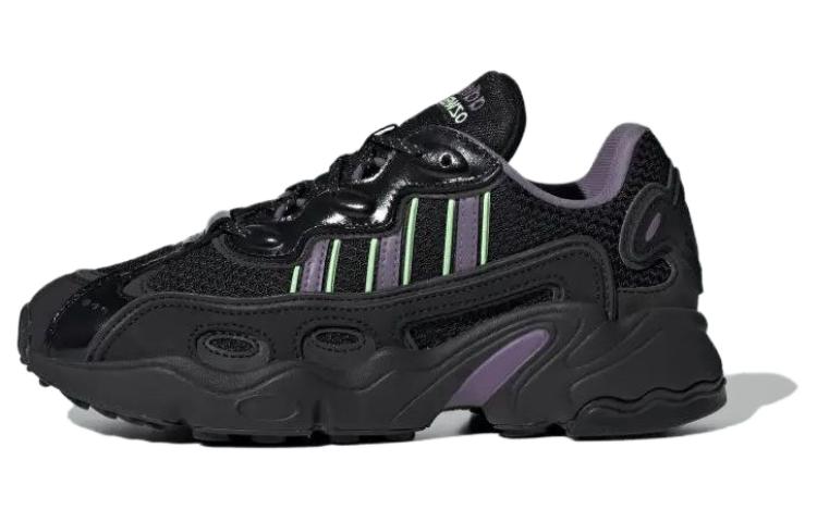 Adidas Originals Ozweego Og Core Black Shadow Violet Green Spark Women's