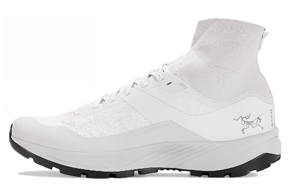 Arcteryx Verte Shock Absorbers Slip Resistant Abrasion Resistant Breathable High Top Running Shoes Unisex Atomic Gray