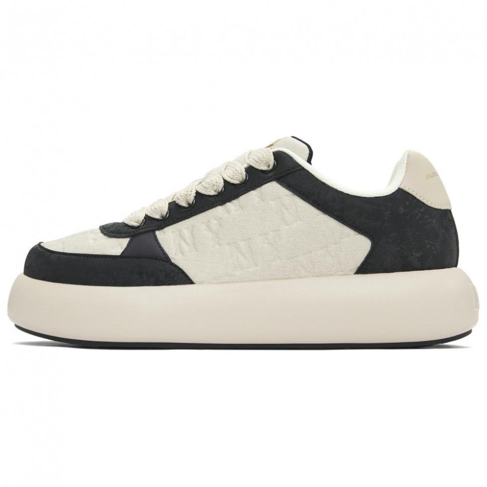 MLB Chunky Liner Anti-Slip Wear-Resistant Low-Top Casual Shoes Unisex Black