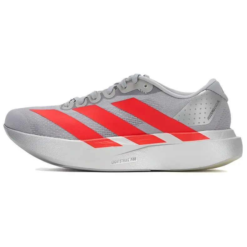 Adidas Adizero Evo SL Cushioning Abrasion Resistant Breathable Running Shoes Women's Gray