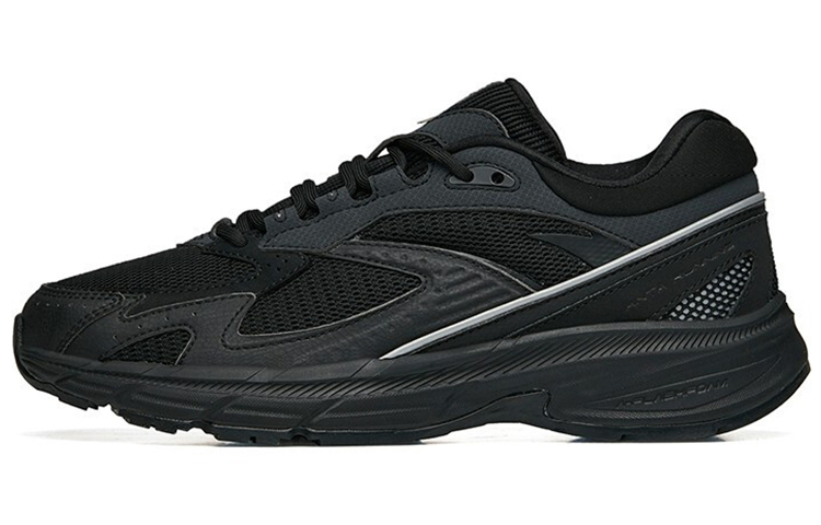 Anta Anti-Slip Wear-Resistant Breathable Lightweight Low-Top Casual Shoes Women's Black