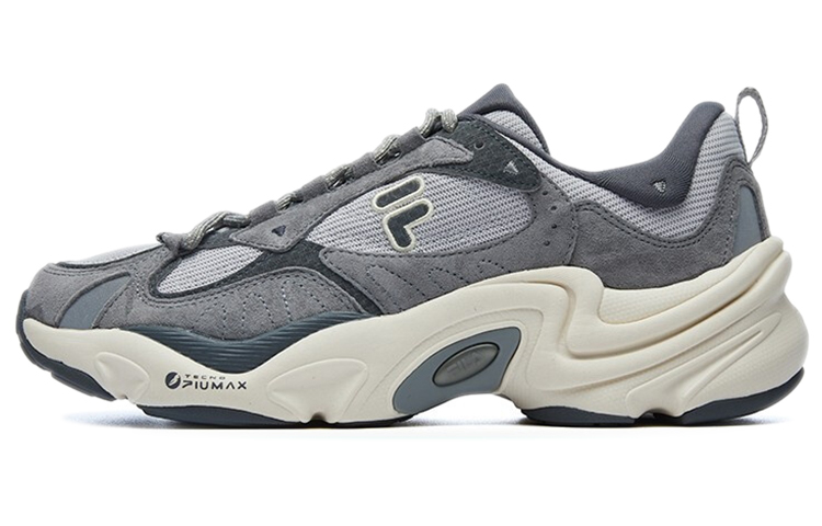 FILA FUSION HERITAGE RUNNING Sports Life Collection Low Top Casual Shoes Men's Gray